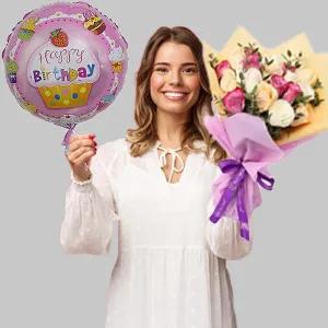 Flowers and Balloons