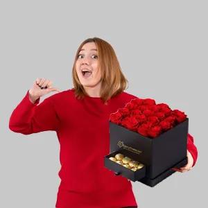Flowers and Ferrero Rocher