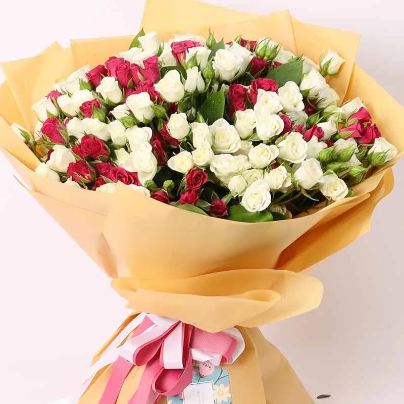 50 Baby Roses Bouquet