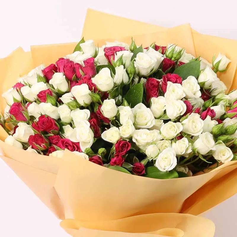 50 Baby Roses Bouquet