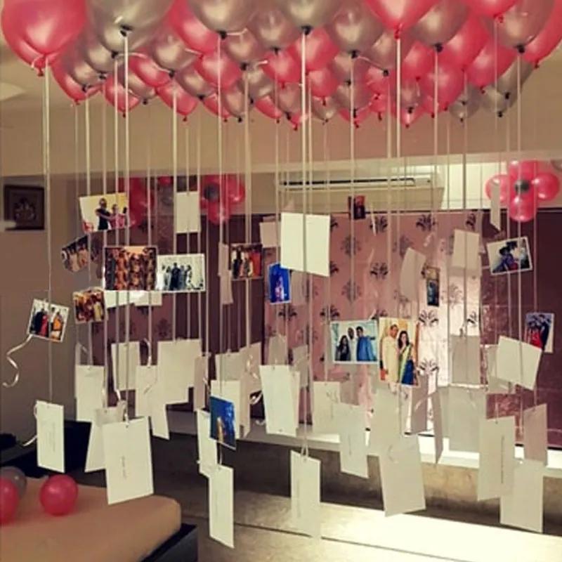 50 Personalised Helium Balloons Decor