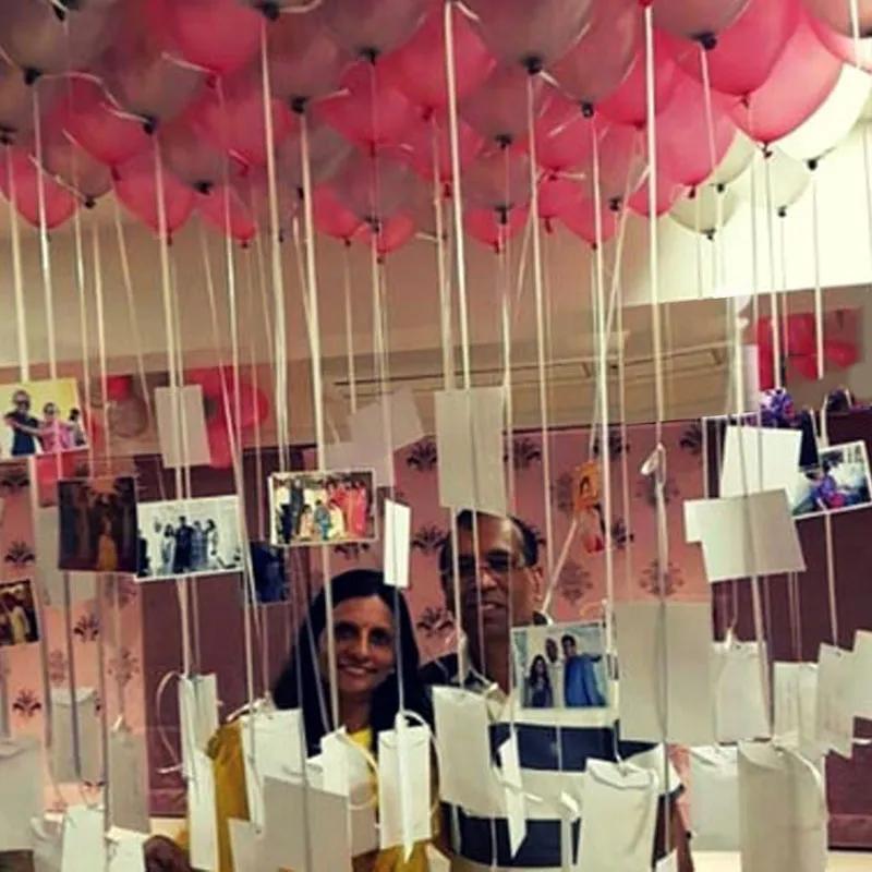 50 Personalised Helium Balloons Decor