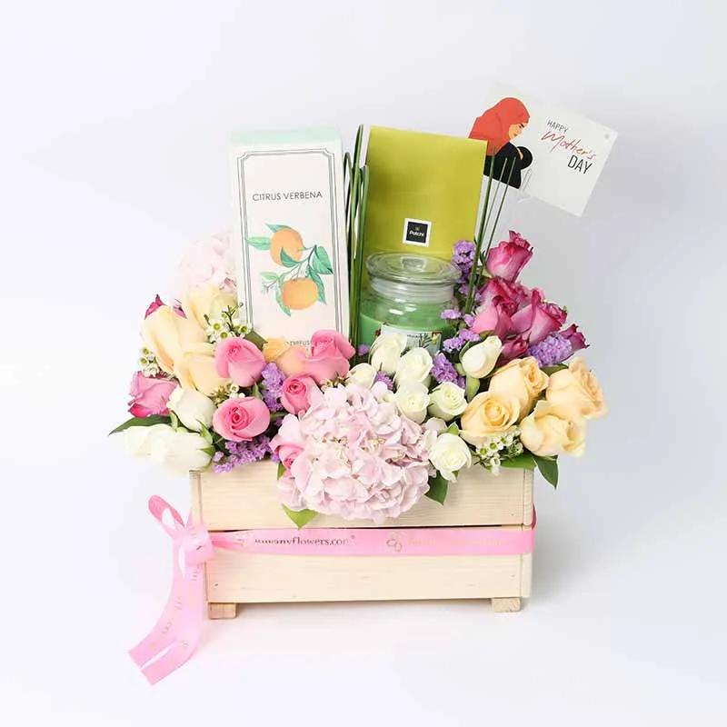 Abundance Flower Hamper for Mothers Day