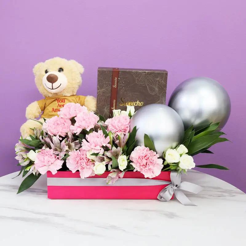 Amazing Pink Flower Hamper
