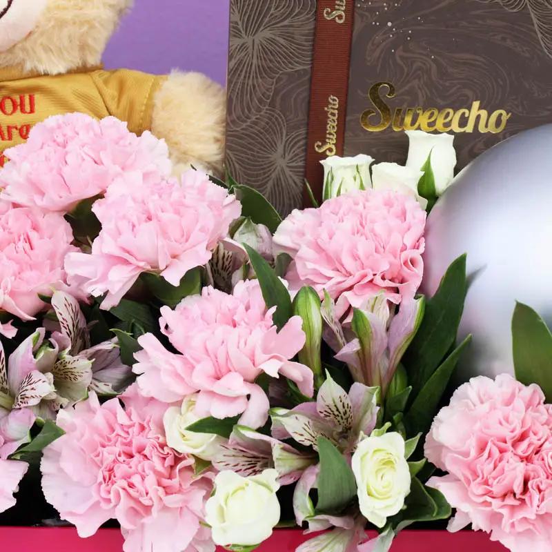 Amazing Pink Flower Hamper