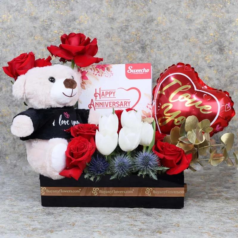 Anniversary Flower Hamper