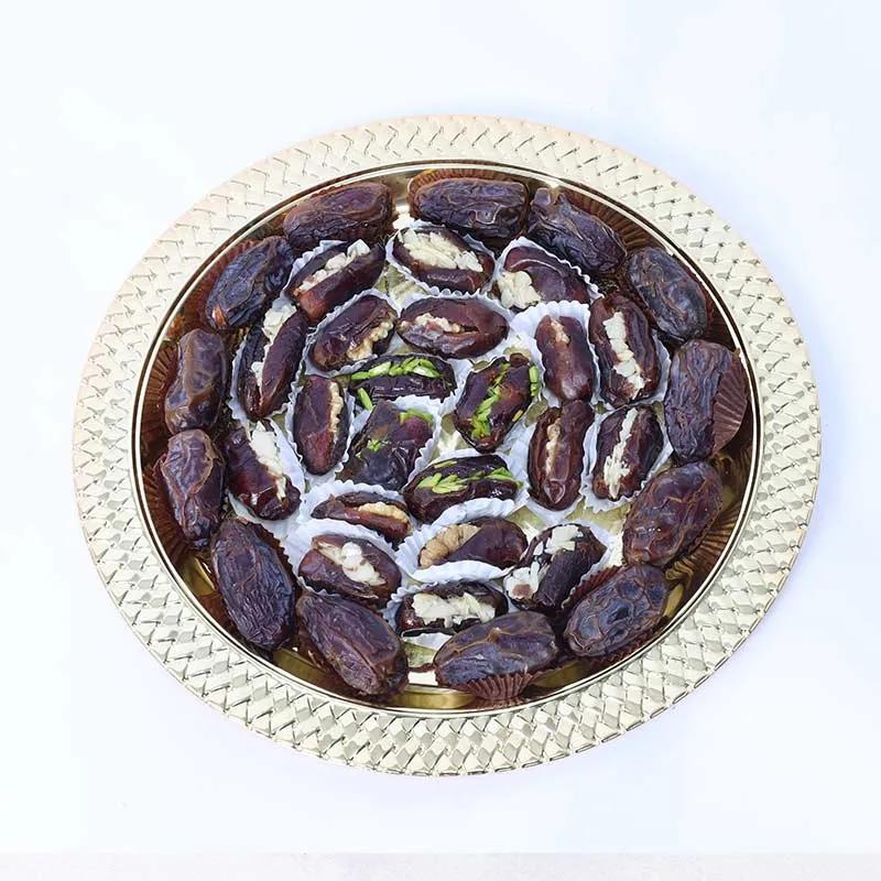 Assorted Stuffed Dates in Round Tray