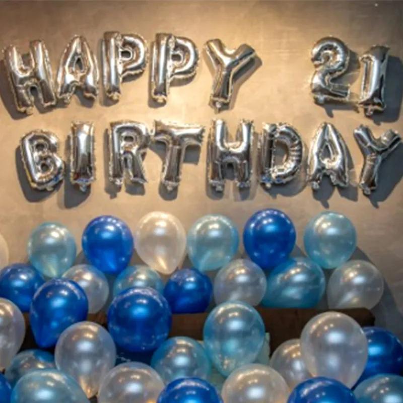 Balloon Decor for 21st Birthday Blue