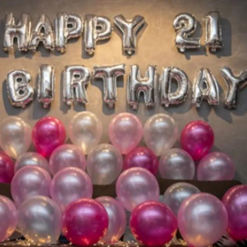 Balloon Decor for 21st Birthday Pink