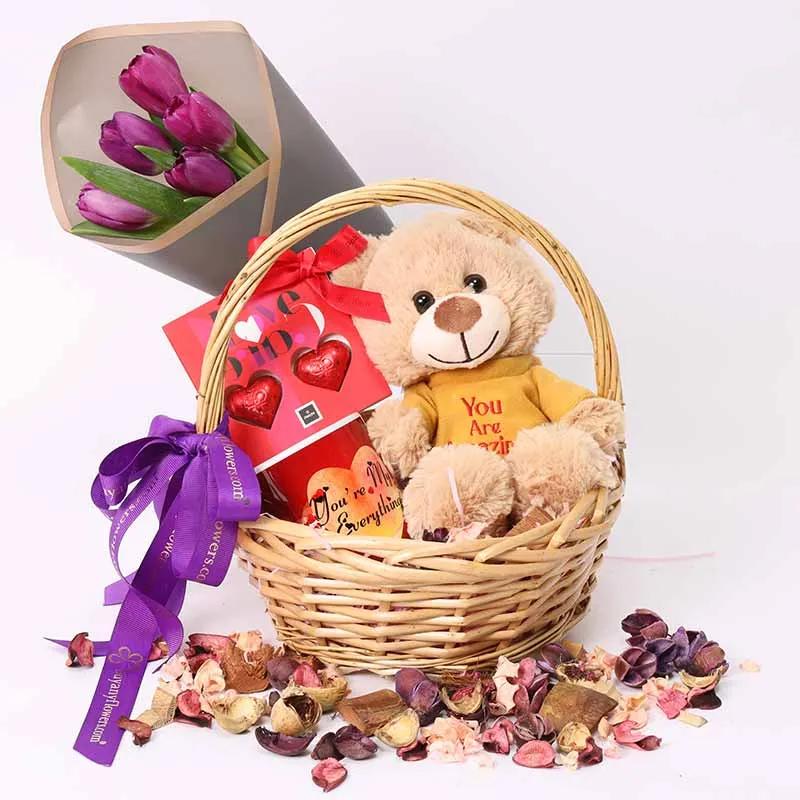 Beautiful Love Gift Basket