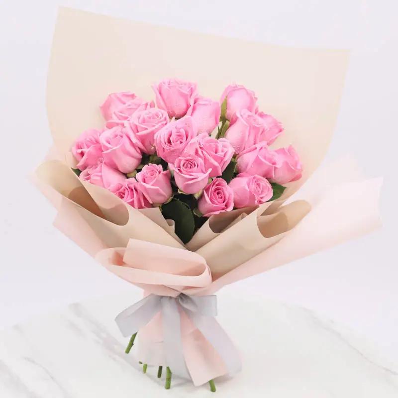 Belle 21 Pink Roses Bouquet