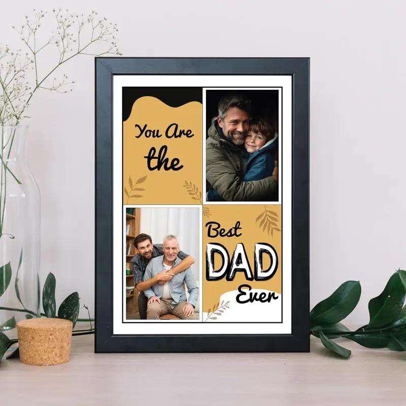 Best Dad Ever Personalised Photo Frame