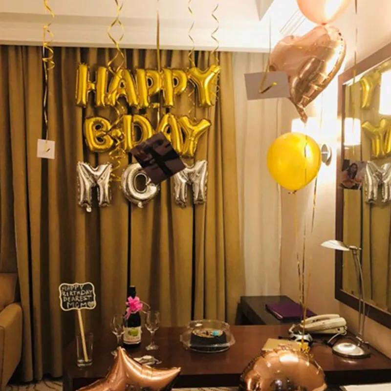 Birthday Balloon Decor for Mom