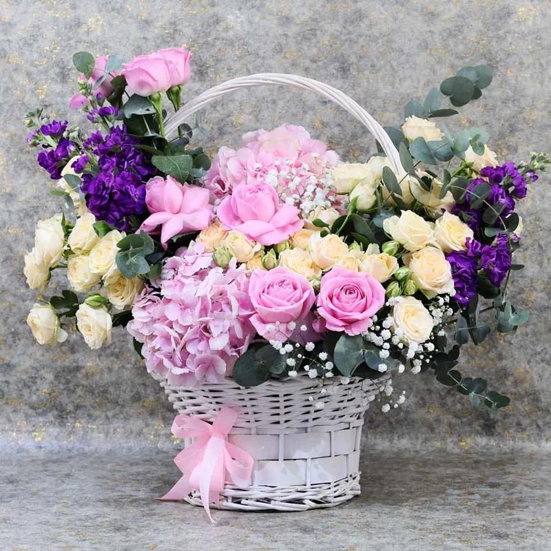 Blossom Harmony Flower Basket