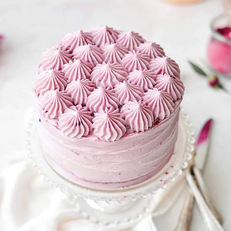 Blueberry Cream Cake 4 Portion