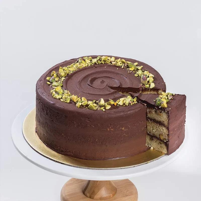 Chocolate Pistachio Cake 4 Portion