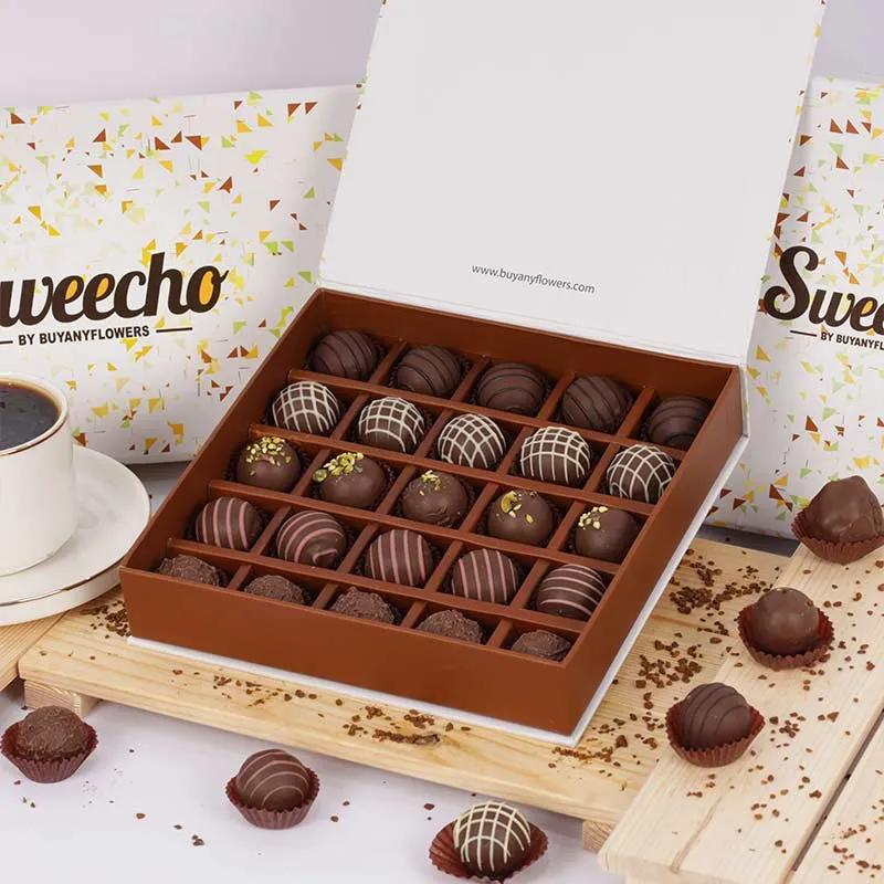 Chocolate Truffles 25 Pcs By Sweecho