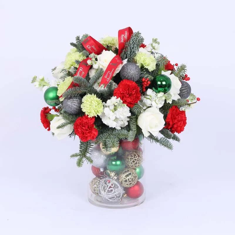 Christmas Vibe Flower Vase
