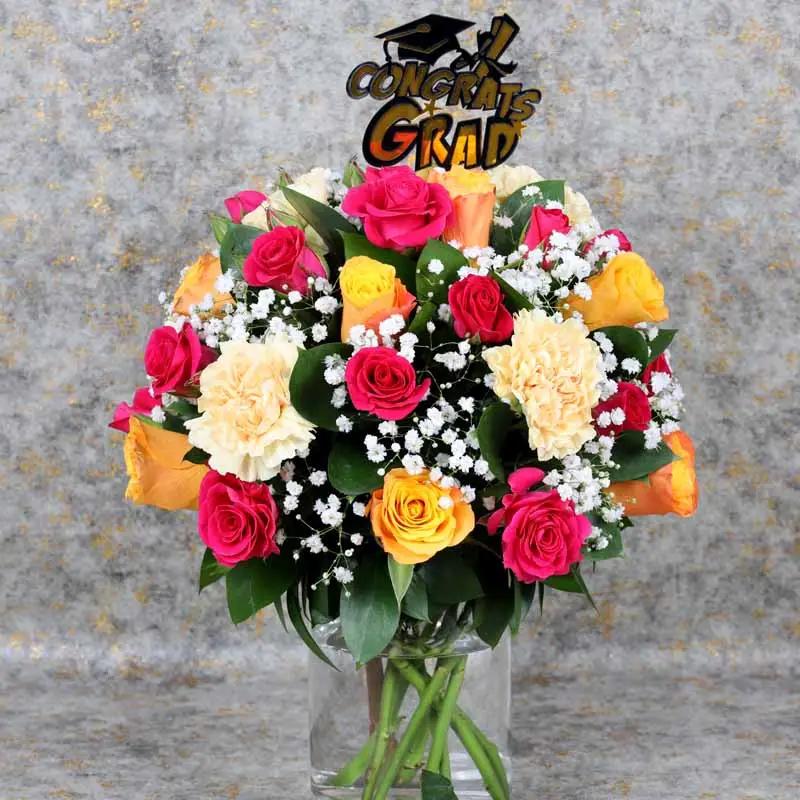 Congrats Grad Flower Arrangement