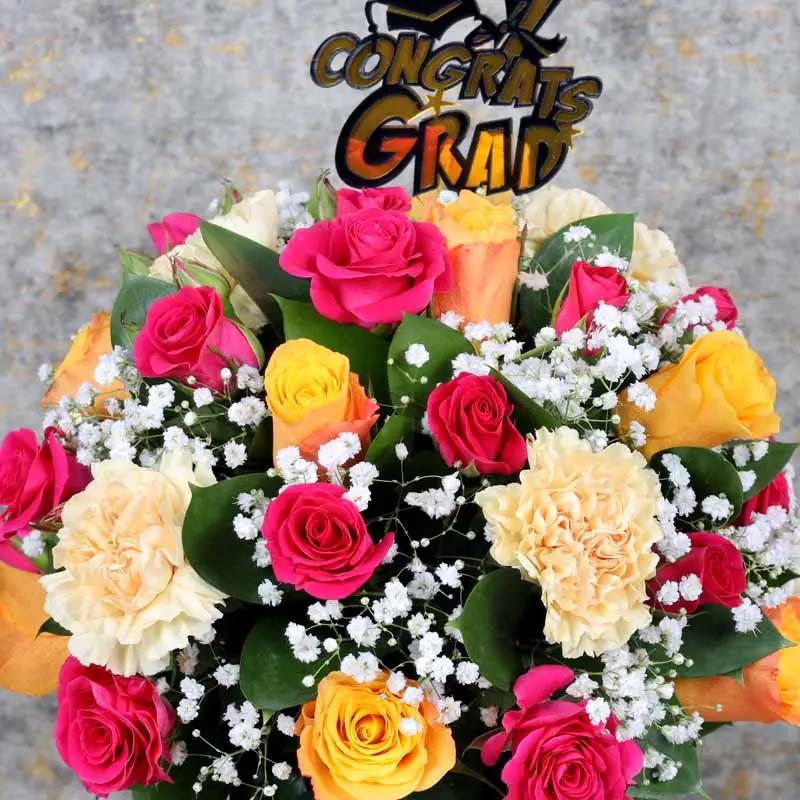 Congrats Grad Flower Arrangement