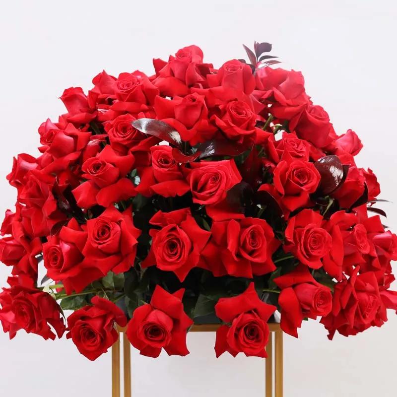 Crimson 365 Red Roses Flower Stand