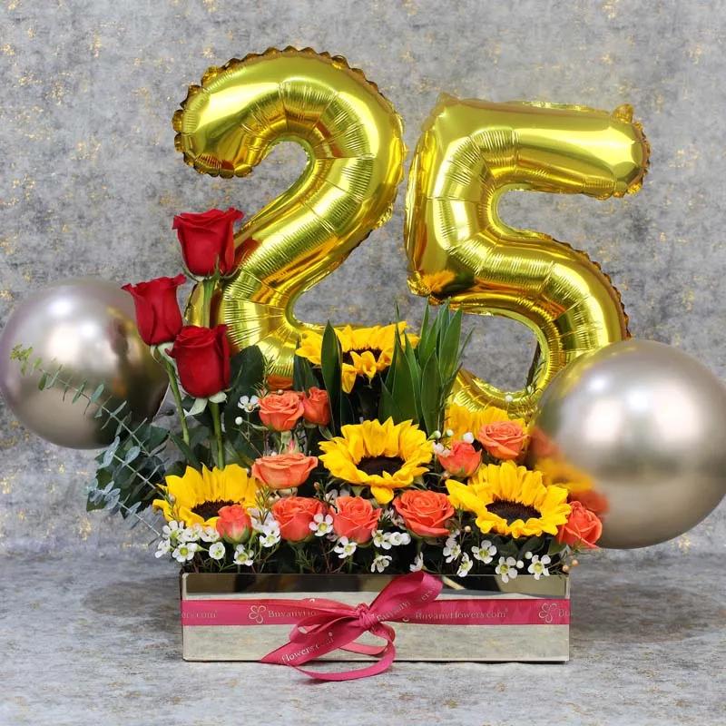Customize Milestone Flower Arrangement