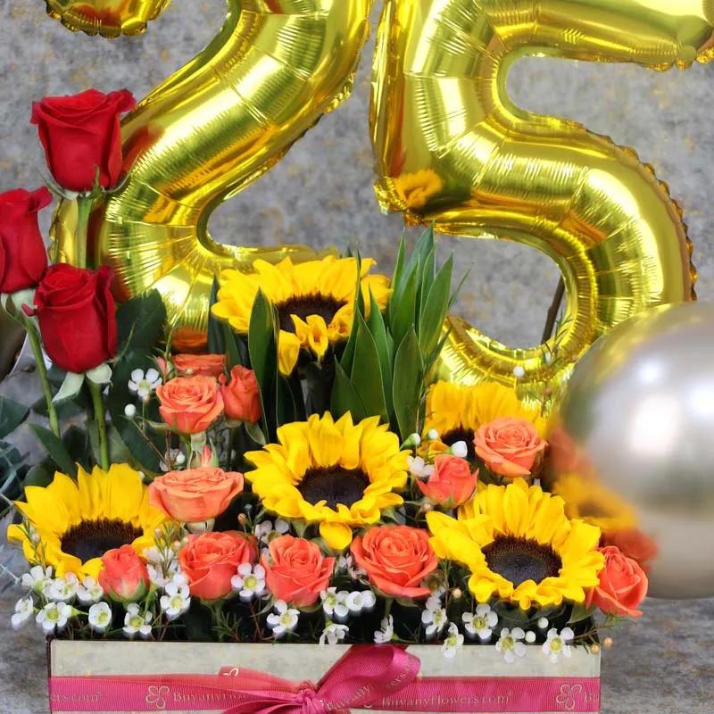 Customize Milestone Flower Arrangement