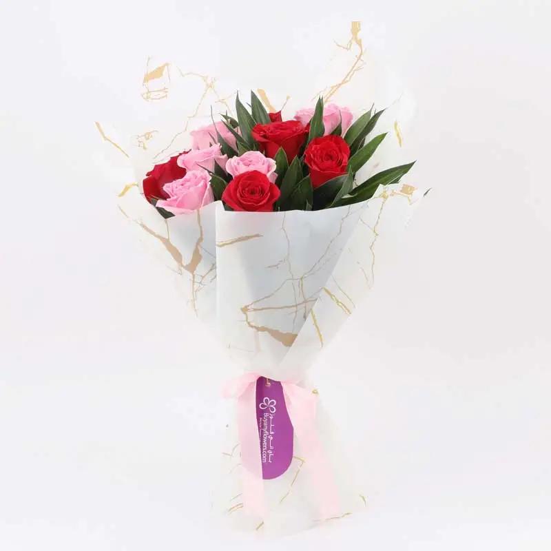 Cute 11 Roses Bouquet Trio