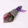 Dark Beauty 5 Purple Tulips