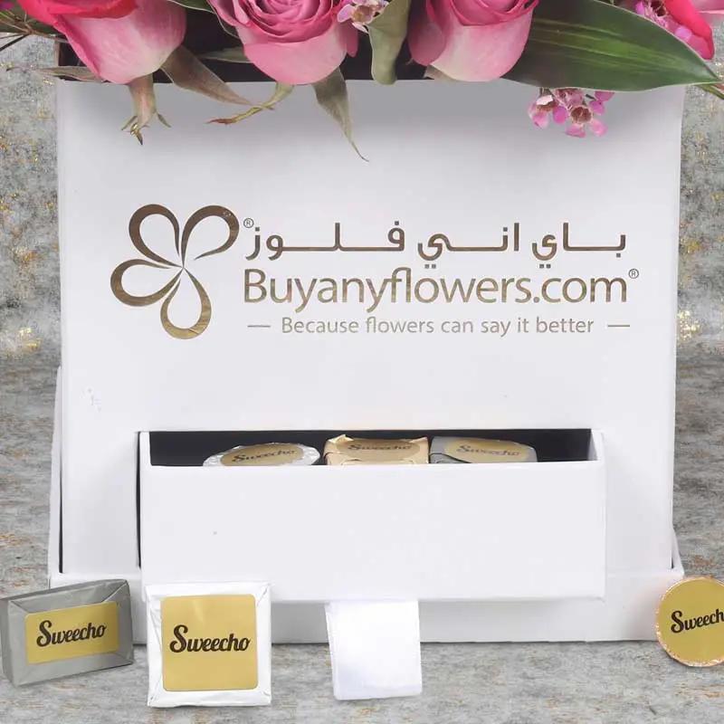 Darling 21 Purple Roses Box
