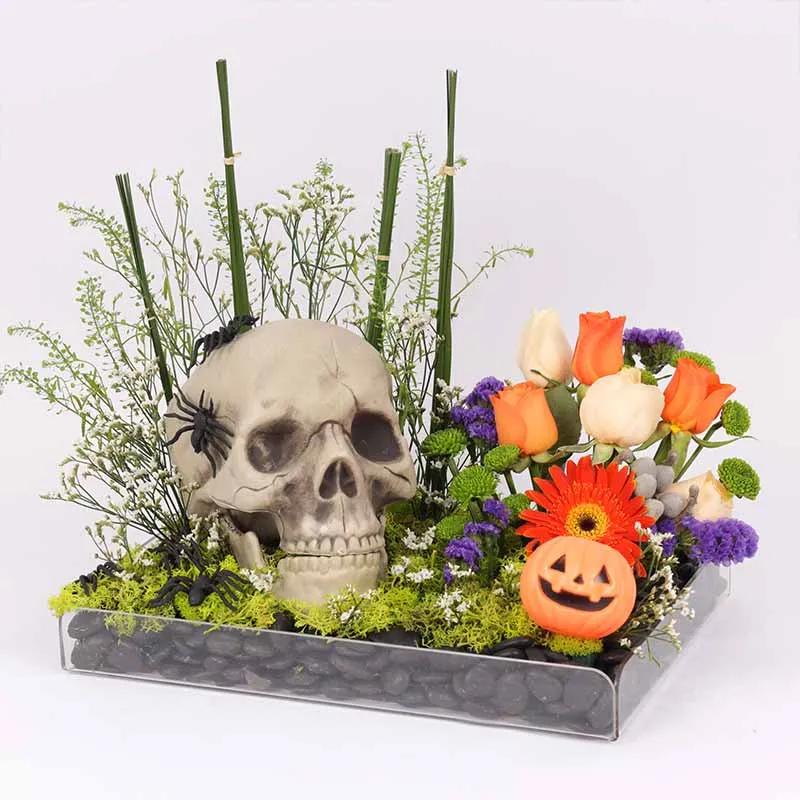 Dead Man Head Flower Arrangement