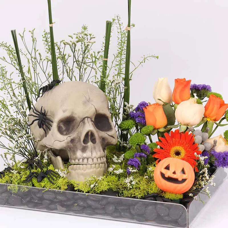 Dead Man Head Flower Arrangement