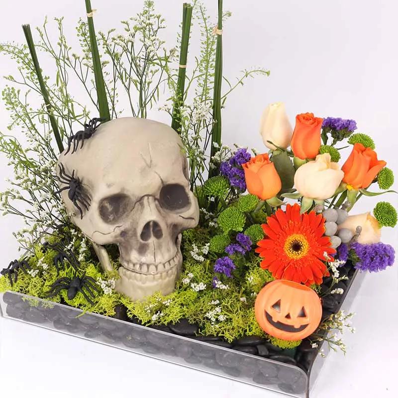 Dead Man Head Flower Arrangement