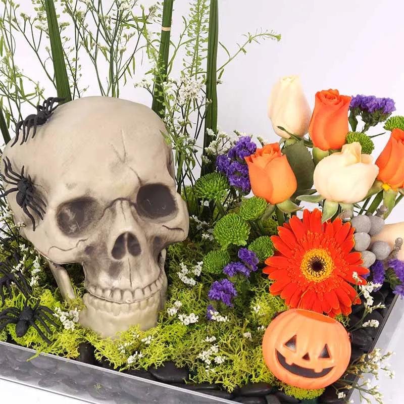 Dead Man Head Flower Arrangement