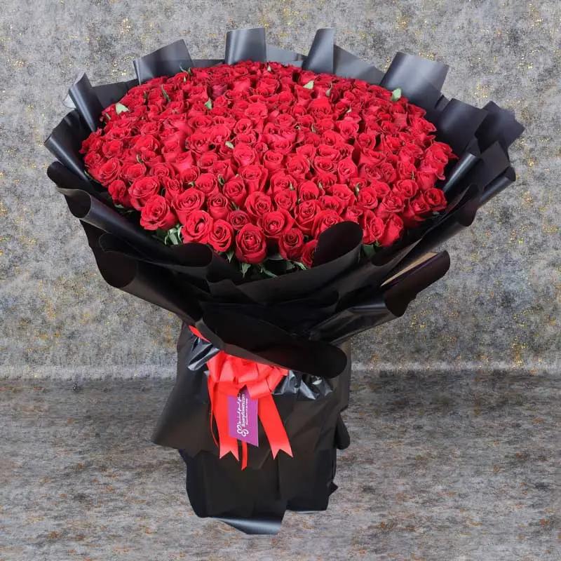 Deep Emotions 201 Red Roses Bouquet