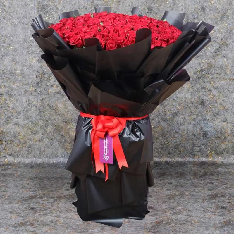 Deep Emotions 201 Red Roses Bouquet