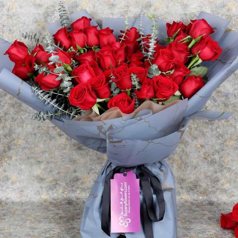 Deep Emotions 51 Red Roses Bouquet