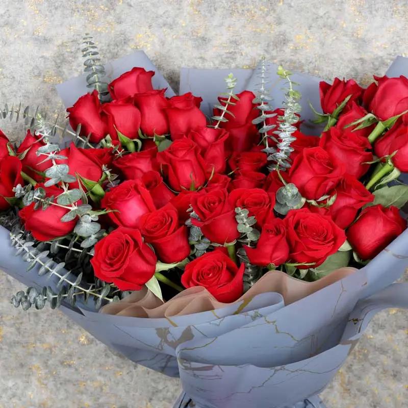 Deep Emotions 51 Red Roses Bouquet