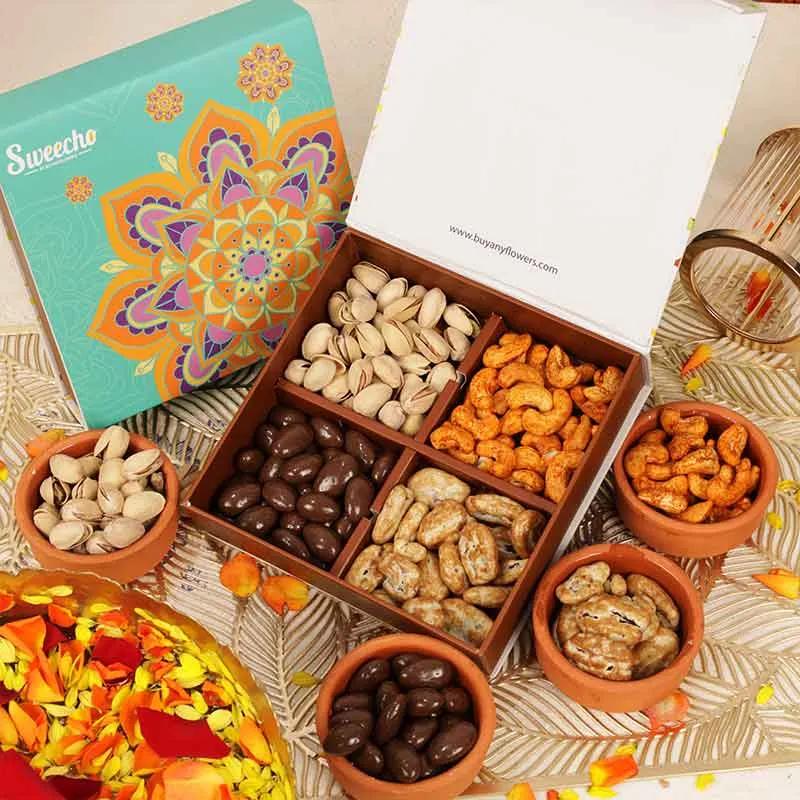 Diwali Chocolates and Nuts Gift Box