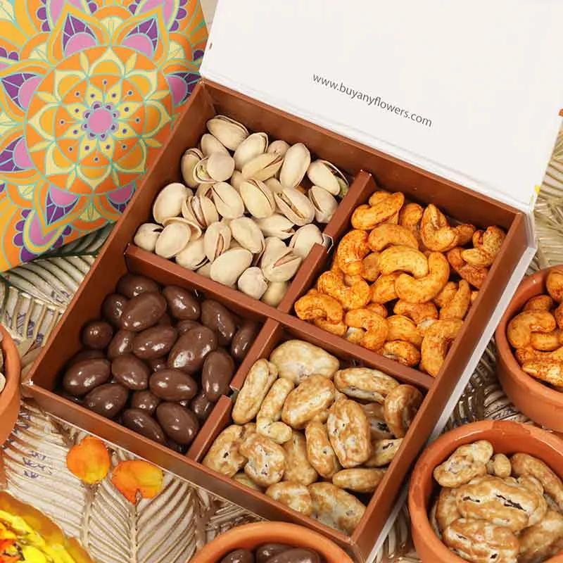 Diwali Chocolates and Nuts Gift Box