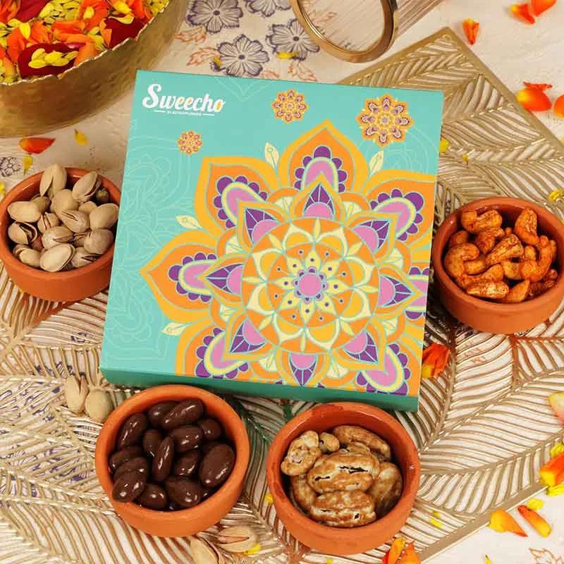 Diwali Chocolates and Nuts Gift Box