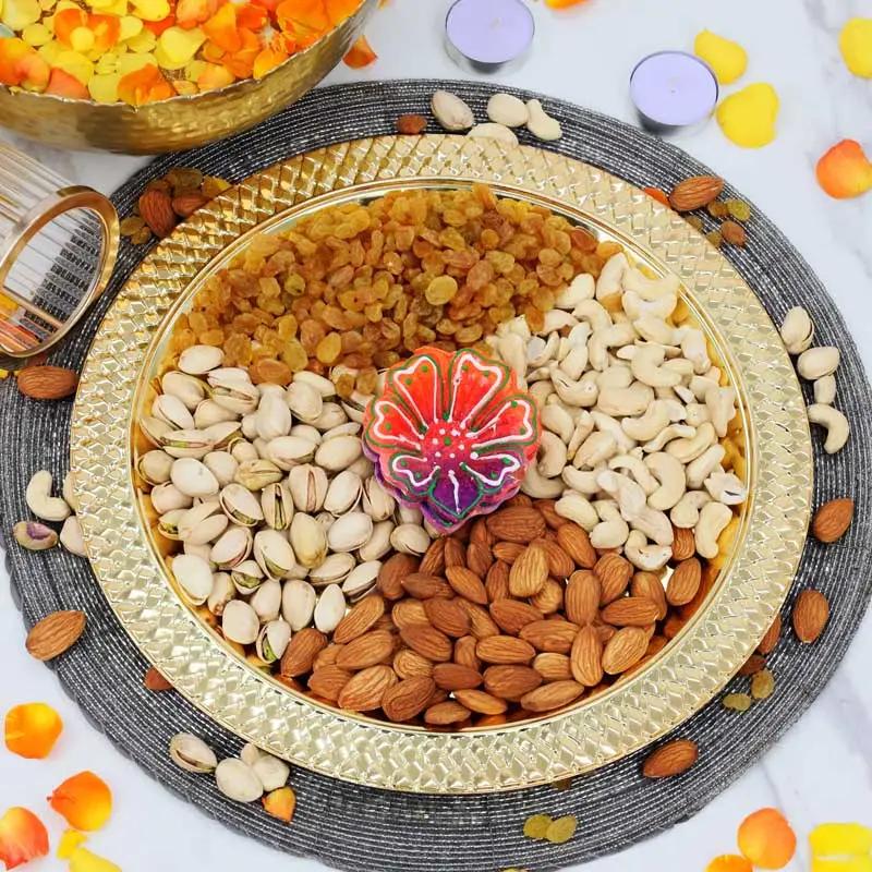 Diwali Mix Nuts Tray