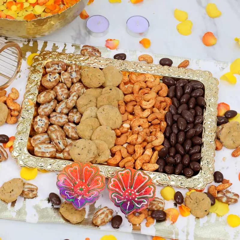 Diwali Savory and Sweet Tray