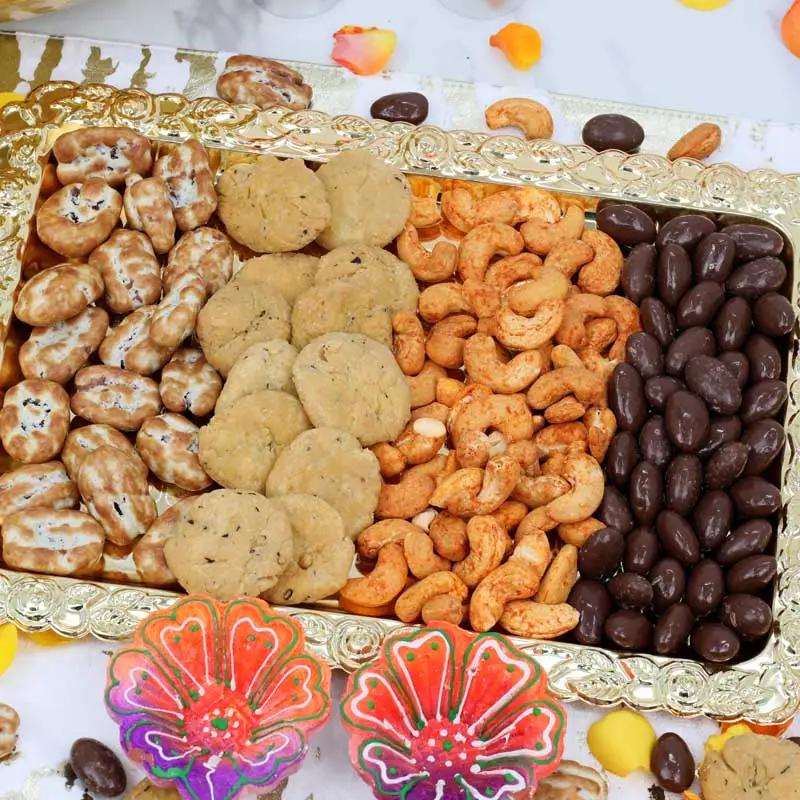 Diwali Savory and Sweet Tray