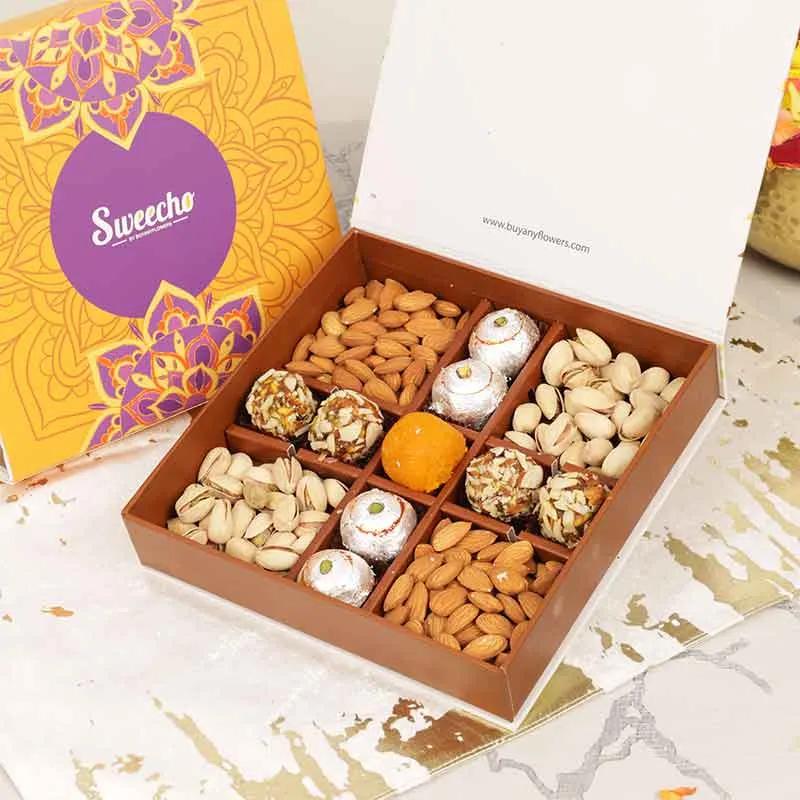 Diwali Sweets and Dry Fruits Box