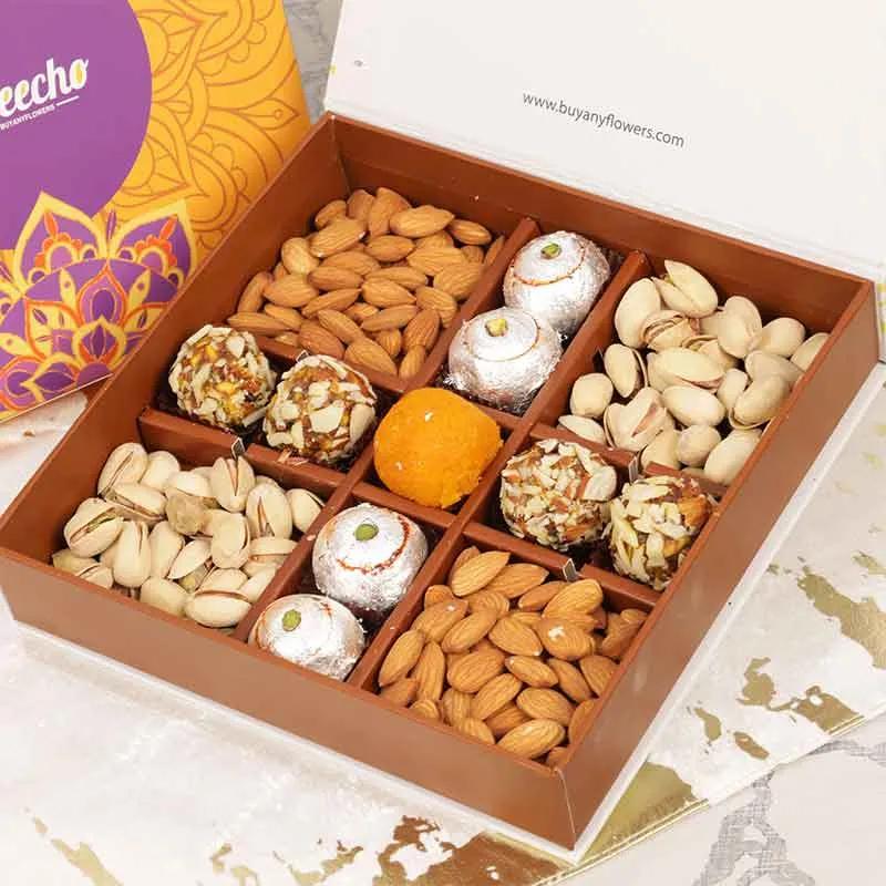 Diwali Sweets and Dry Fruits Box