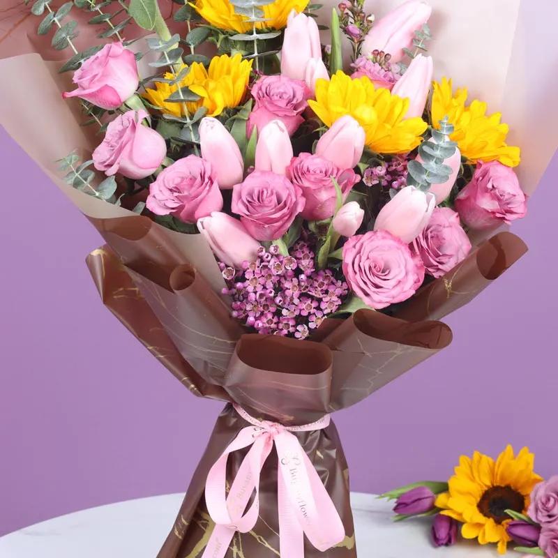Dusky 25 Mix Flower Bouquet