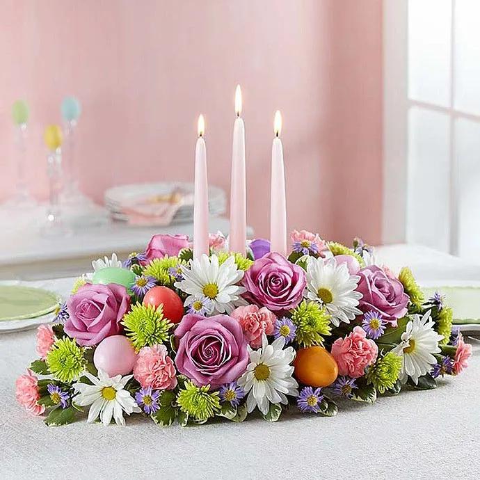 Easter Center Table Arrangement