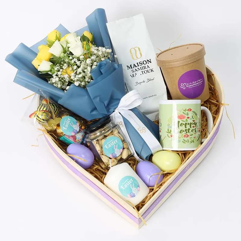 Easter Wishes Coffee and Snack Hamper