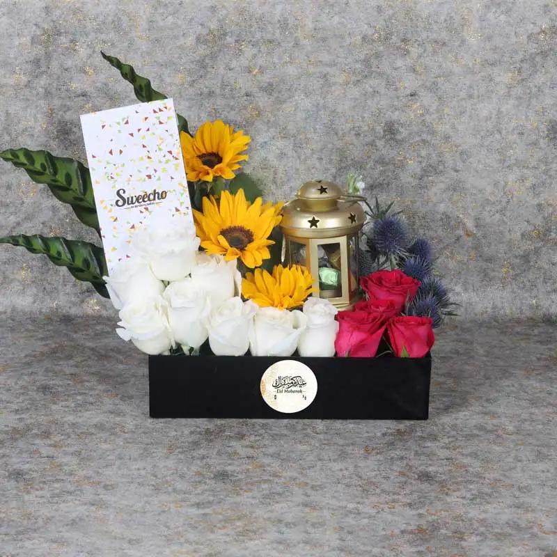 Eid Floral Hamper Black